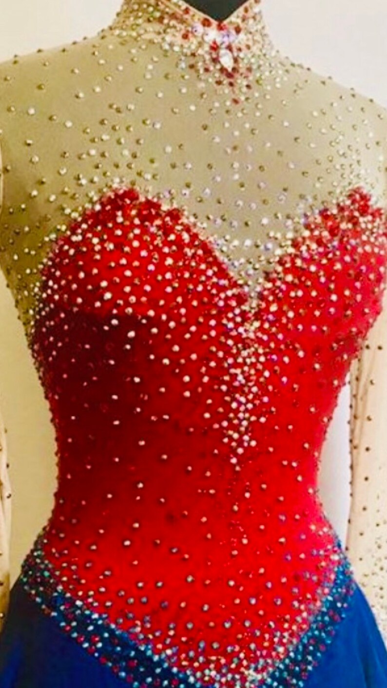Figure Skating Dresses Free Shipping Ice Skating Dresses Etsy