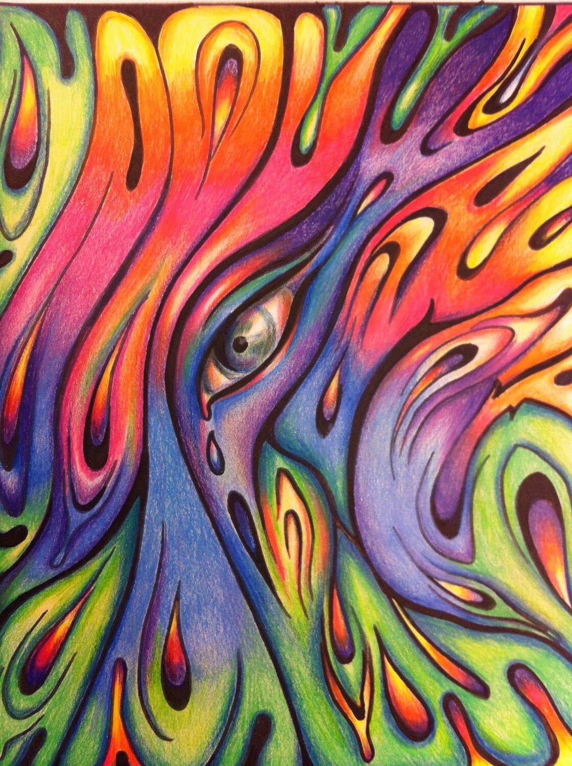 Abstract Drawings oil chalk Abstract art for sale artwork Etsy