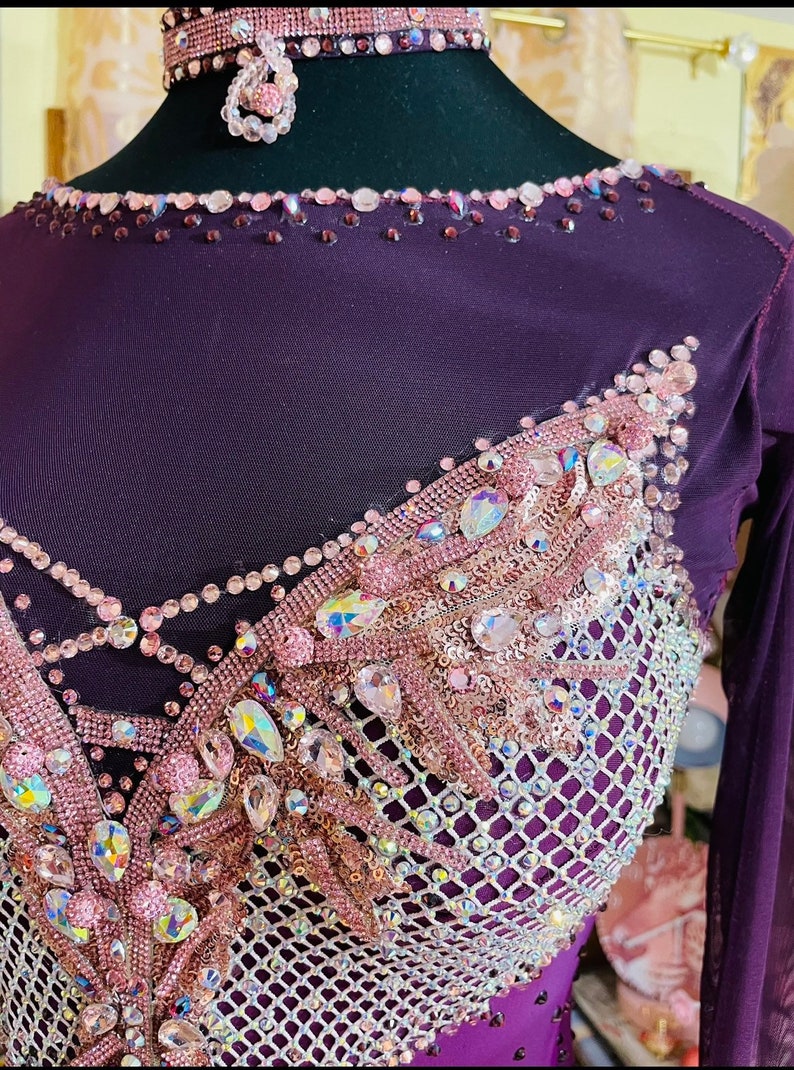 Wine Color Dance Dress for Smooth Dancing Free Shipping Free - Etsy