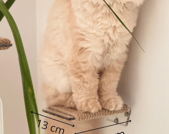 Set di 3 mensole da parete per gatti | Scalette da parete per gatti | Mobili da parete per gatti | Mobili moderni per gatti