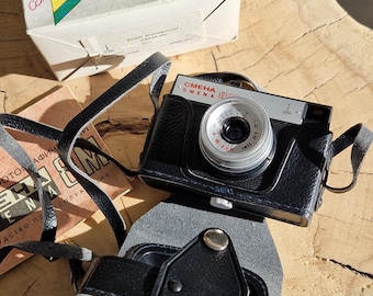 Vintage Smena 8M Film Camera | USSR LOMO, Case & Manual