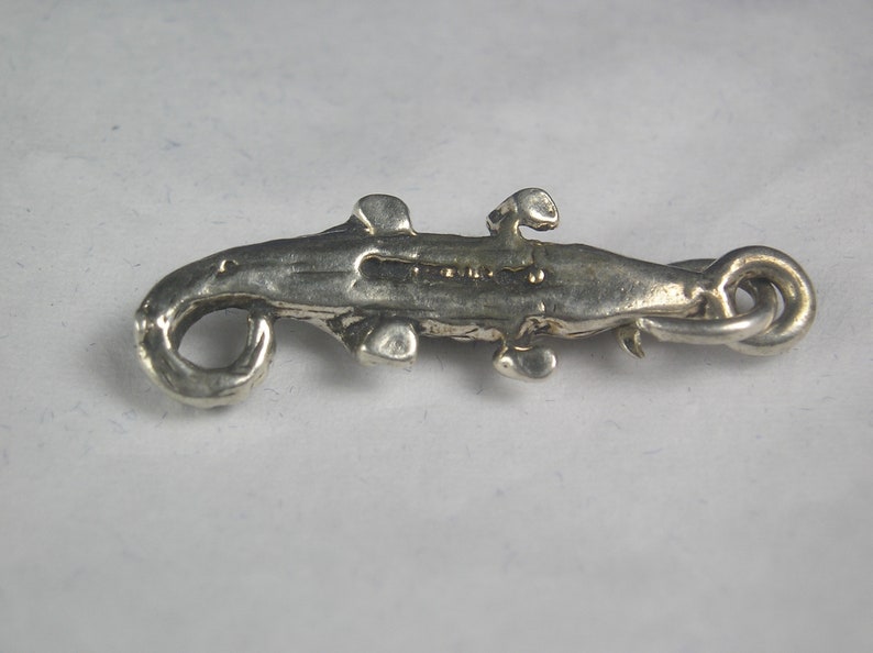 A Vintage Sterling Silver Alligator Charm S23