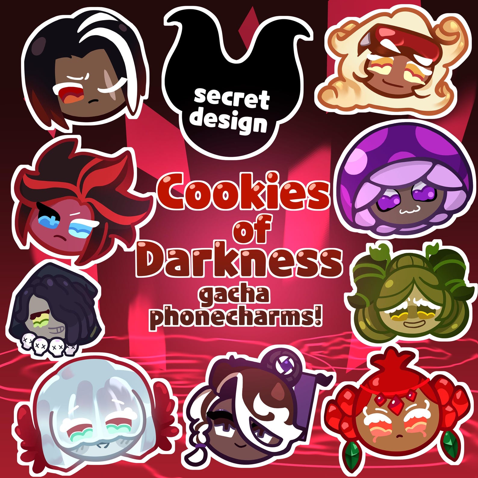 Cookie Run Kingdom Random Gacha Phone Charms - Etsy