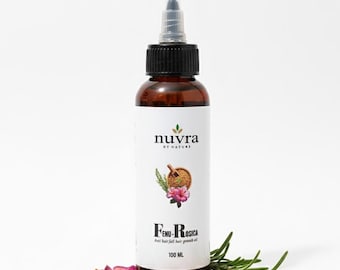 Fenu Rossica Hair Oil By Nuvra By Nature | Hair Growth Oil | Organic Herbs Oil | Homemade Hair Oil | Gift For Her