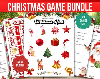 Printable Christmas game | Christmas games for adults | Family Games | Christmas games for kids printables