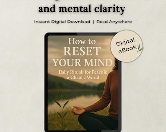 Mindfulness Ebook: Daily Rituals for Peace & Productivity (PDF)