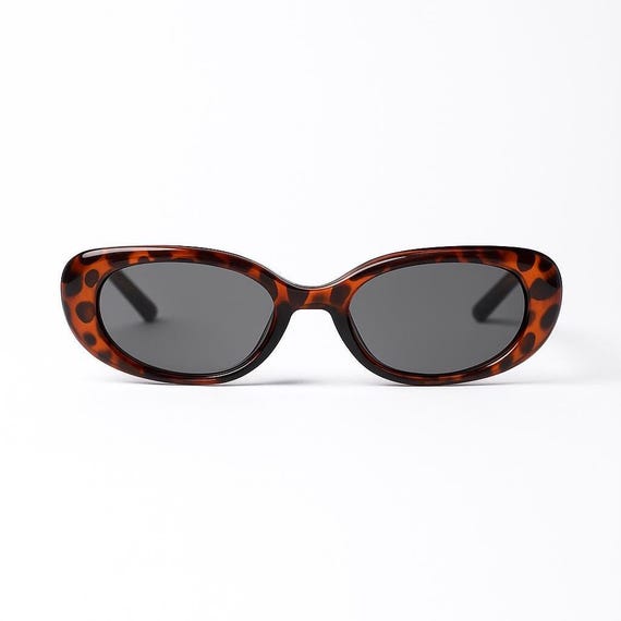 Vespera Retro Leopard Sunglasses – 52mm Cat Eye UV400  display picture 1