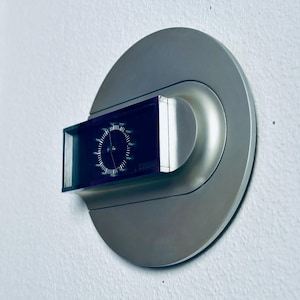 70s Vintage Junghans Astro-Chron Quartz Wall Clock// Ultra rare Space Age Collectors item