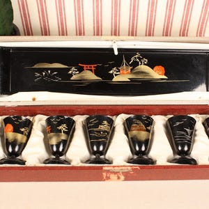 Japanese Black Lacquer Tray - Etsy