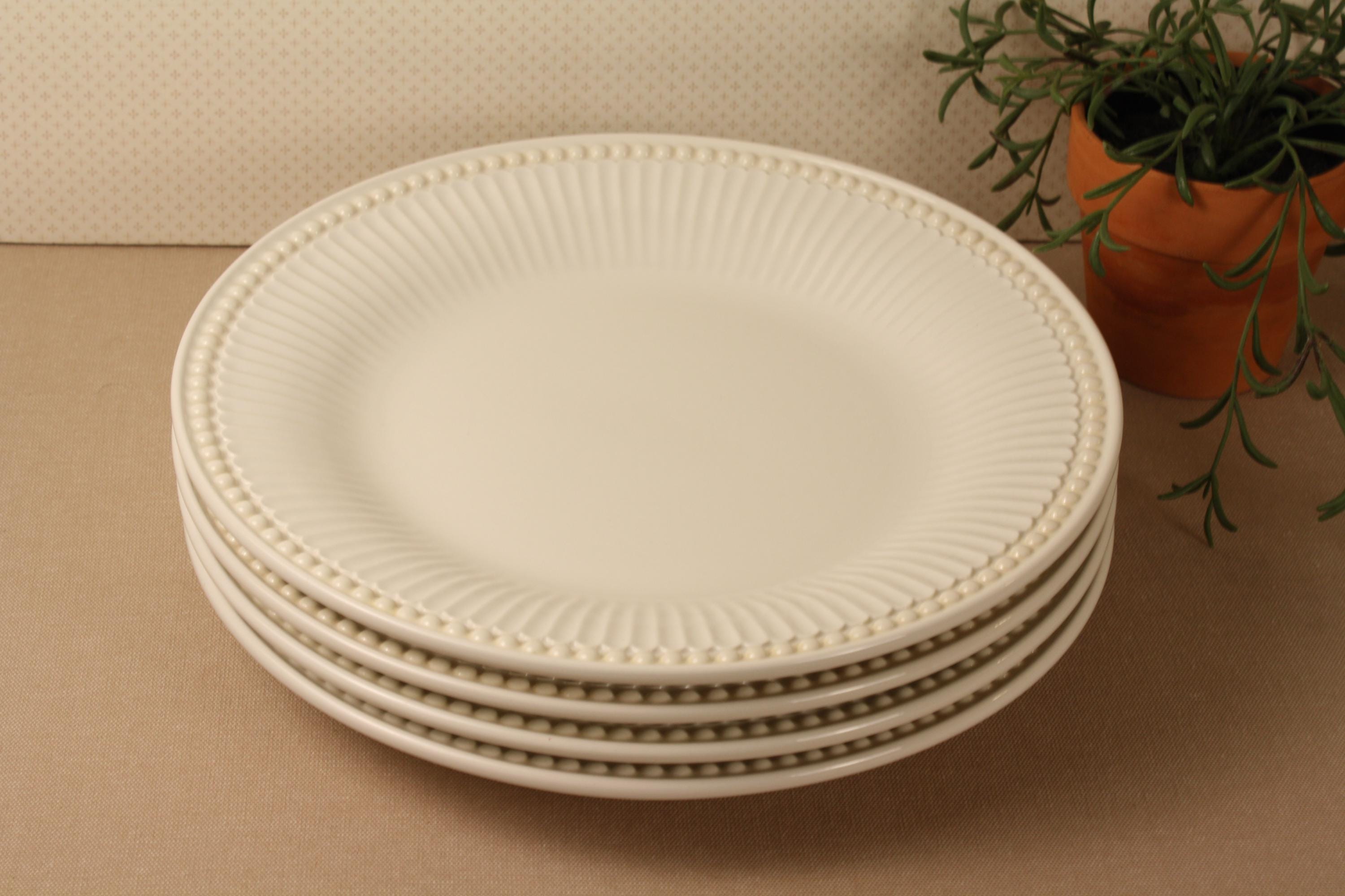 Lenox Casual Radiance Butterteller – Weiß Mit Goldrand, 16,5 Cm, Spülmaschinengeeignet