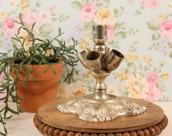 Vintage Silver‑Plated Lipstick Holder