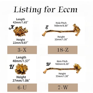 Private Listing for Ecem Ormanci: 18 Z, 3 X, 6 U , 7 W