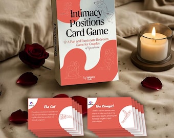 Intimacy Positions Card Game | Romantic Couples, Bedroom Fun (Digital Download PDF)
