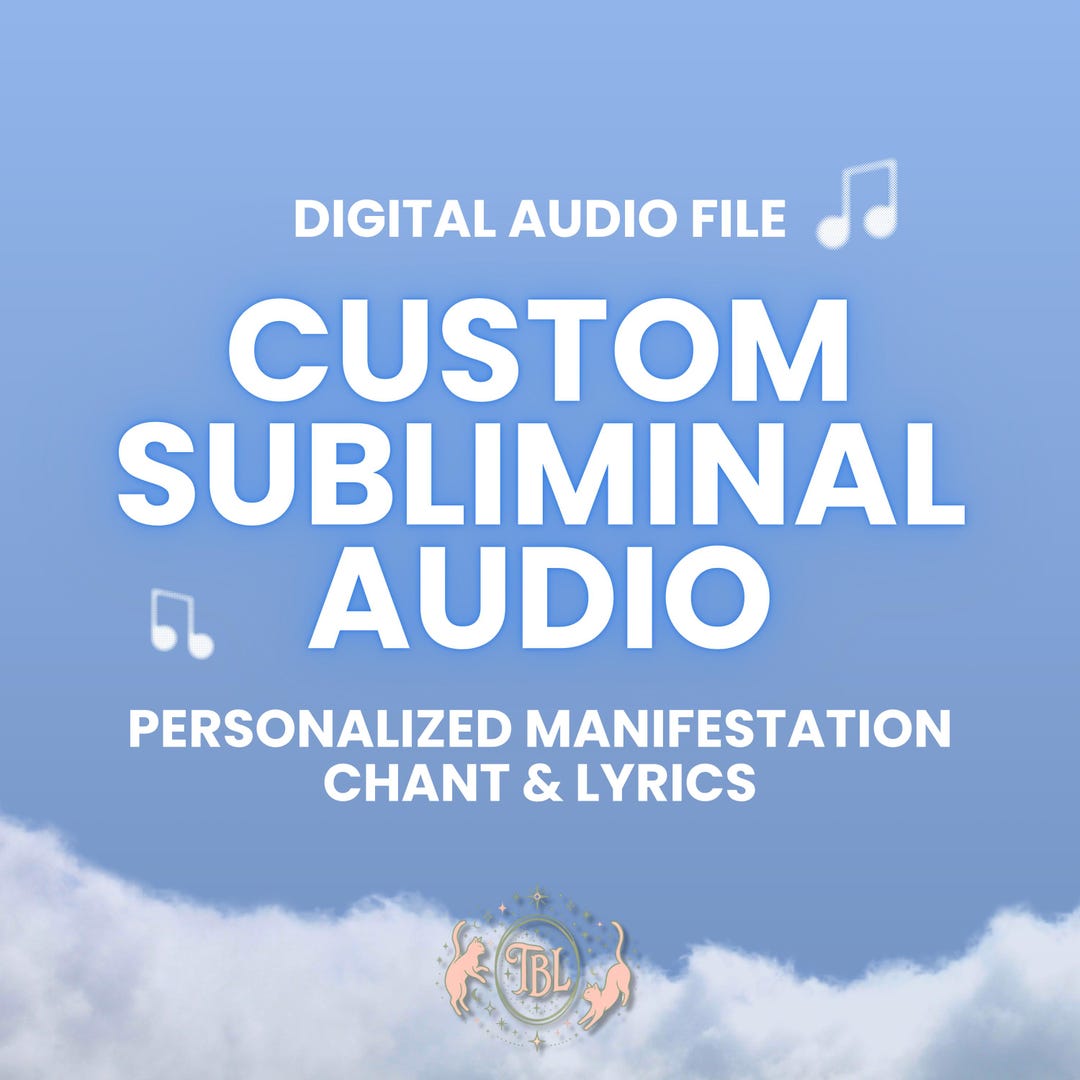 Custom Subliminal Audio | Personalized Manifestation Chant - Etsy