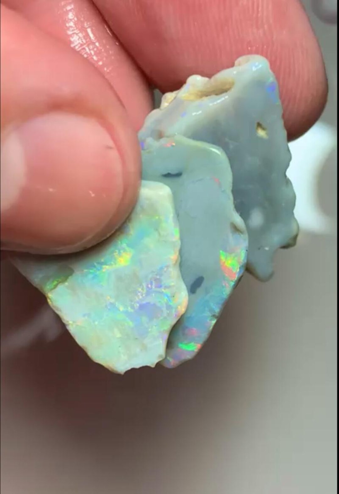 Lightning Ridge Rough Opals Dark Lightning Ridge Opal Rub - Premium Rough Opal Gem - Etsy