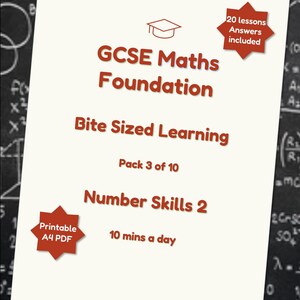 GCSE Maths Revision | Number Skills Practice, Ages 13-15 (Printable PDF + Answers Included)