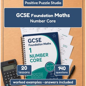 GCSE-Grundlagen-Mathematik-Arbeitsbuch | Zahlenverständnis | Brüche, Dezimalzahlen, Prozente | Druckbare PDF-Datei