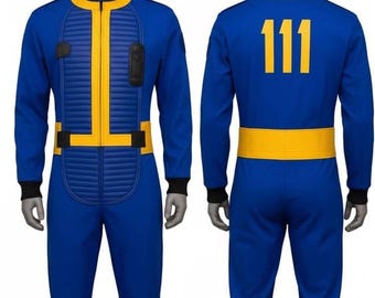 Vault 111 Suit Cosplay – Gamer Gift Vault Dweller Jumpsuit