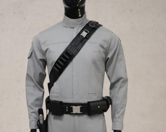 Imperial Grey Flight Suit | Star Wars Inspired Cosplay Costume | Galactic Empire Pilot Outfit