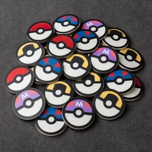 Pokéball Trolley Token | GBP/EUR | Fun Grocery Cart Coin | Geeky Shopping Accessory