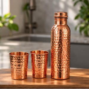 Copper Flask - Etsy