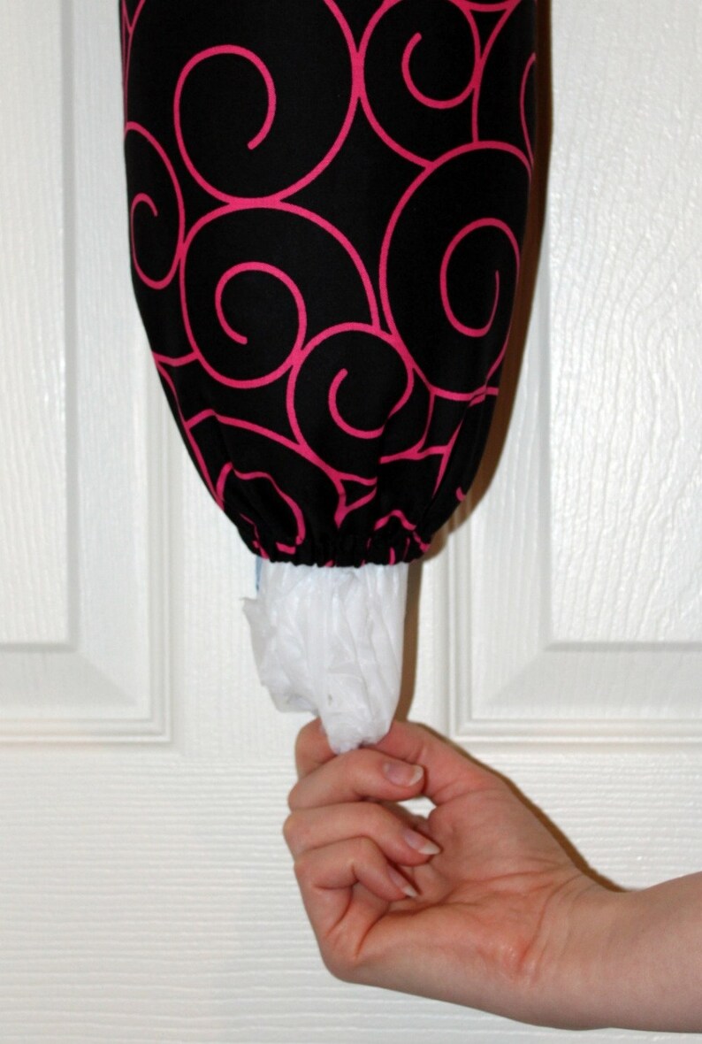 Fabric Plastic Grocery Bag Holder Dispenser Kitchen Organizer Etsy