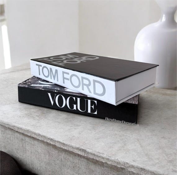 Tom Ford Decorative Book Box: Hidden Storage, Luxury Home Decor