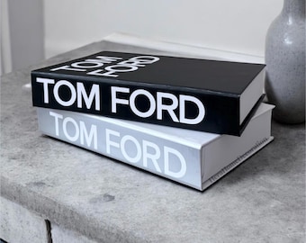 Boîte à livres décorative Tom Ford : rangement discret, décoration de luxe pour la maison