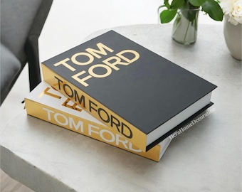 Boîte à livres décorative Tom Ford : rangement caché, décoration intérieure de luxe