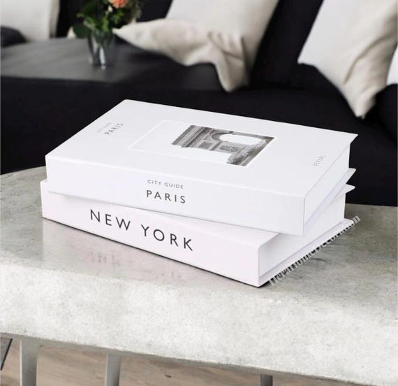 City Guide Decorative Book Boxes: Decorative Hidden Storage - Handmade Home Decor