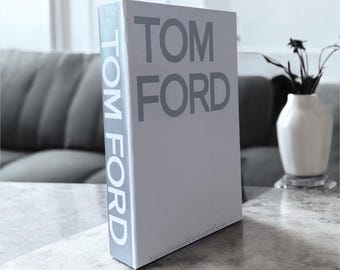 Boîte à livres décorative argentée Tom Ford : rangements cachés, décoration d'intérieur de luxe