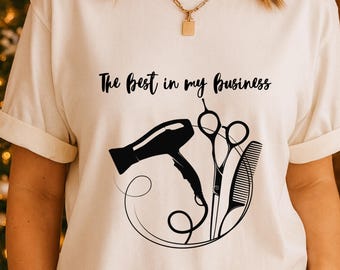 Hairdresser T-Shirt, Salon Hair Stylist Gift