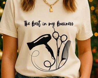 Hairdresser T-Shirt, Salon Hair Stylist Gift