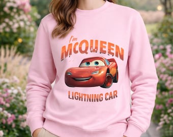 Sudadera de Rayo McQueen Su camiseta de pareja de Rayo McQueen para el Día de San Valentín McQueen