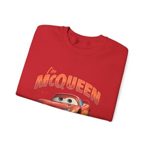 Lightning McQueen sweatshirt Her Lightning McQueen Valentines Day Couple T-Shirt McQueen image 14