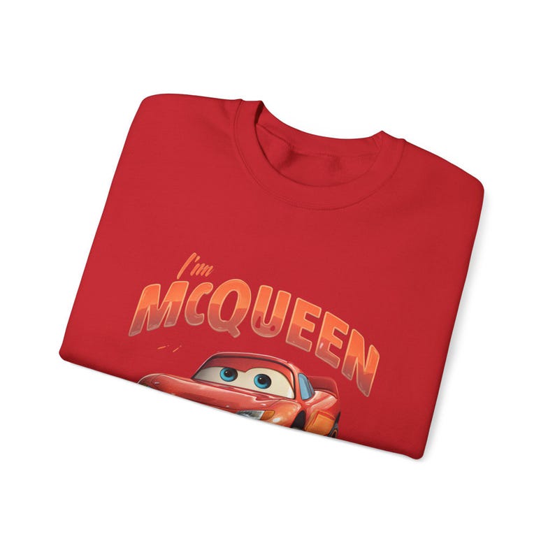 Lightning McQueen sweatshirt Her Lightning McQueen Valentines Day Couple T-Shirt McQueen image 14