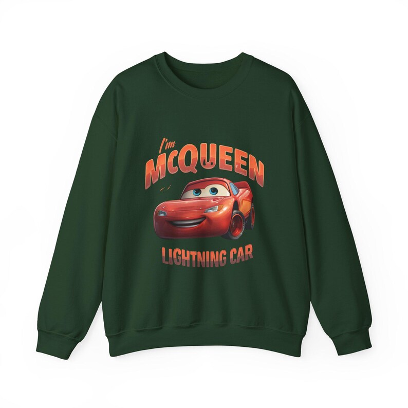Lightning McQueen sweatshirt Her Lightning McQueen Valentines Day Couple T-Shirt McQueen image 13