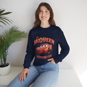 Lightning McQueen sweatshirt Her Lightning McQueen Valentines Day Couple T-Shirt McQueen image 10