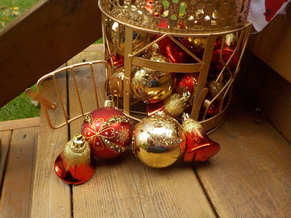 Cage à Oiseau Dor Avec Des Ornements Décorations De Noël Décor De Vacances Ornements Jingle Bells Vacances Affichage Ornement Affichage Pièce