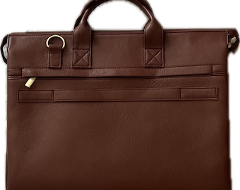 Leather Messenger Bag