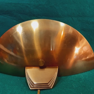 Art Deco-vägglampa med dimmer
