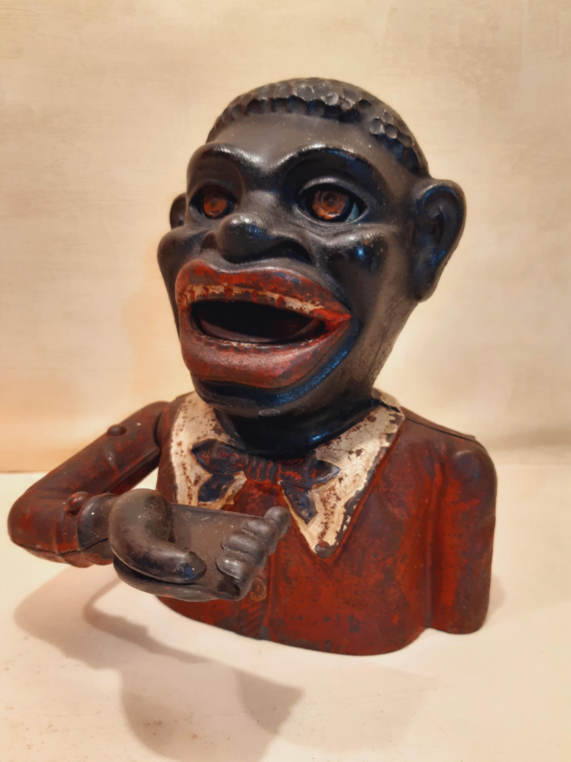 JollyBoy Cast Iron Money Bank アンティーク　貯金箱 CAST IRON COIN BANK SERIES 新入荷。THE 海外雑貨! な貯金箱で