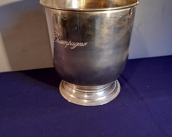 seau à glace plaqué argent