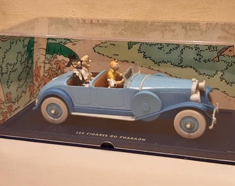 Maqueta de coche de Tintín Lincoln. Escala 1:43