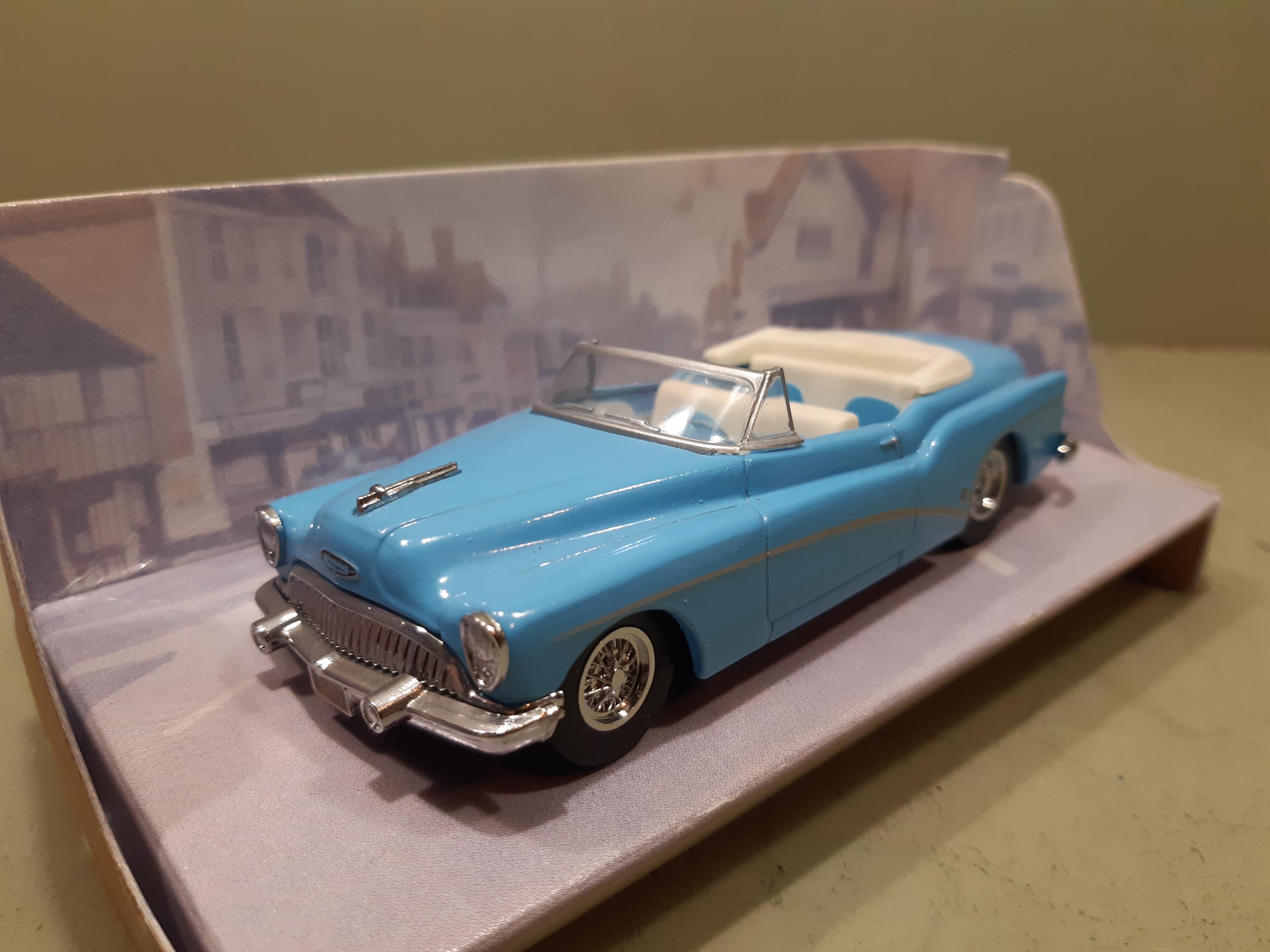 Miniature Brooklin Models 1/43 – Buick Skylark 1953 Cabriolet – Métal Blanc – BRK20