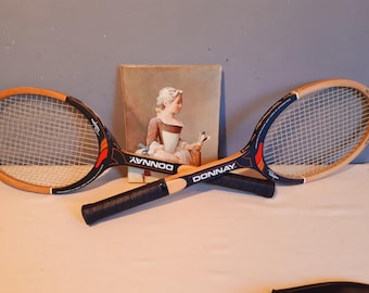 Vintage Donnay Tennis Racquet Allwood Borg JR - Etsy