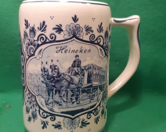 Delft blue beer mugs from Heineken