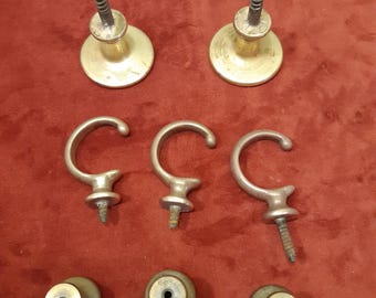 Guziki miedziane vintage