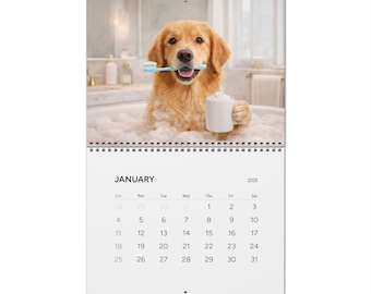 Pet Spa Story Wandkalender 2026 | Personalisierter Kalender mit 13 Fotos