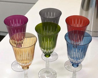 ヴィンテージ アンバー ガラス コカコーラ コーク ゴブレット